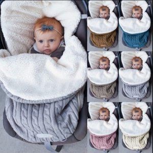 Newborn Baby Soft Blanket Winter Autumn Swaddle Sl